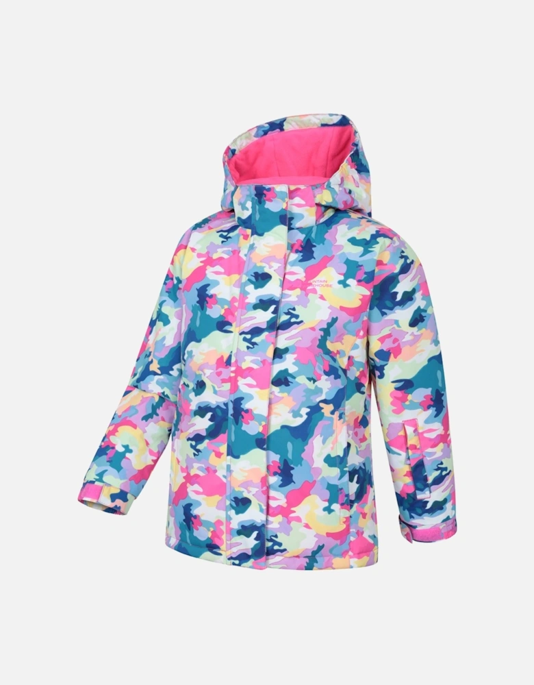 Childrens/Kids Snowdrop Watercolour Ski Jacket