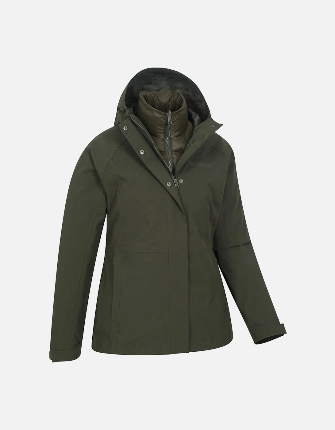 Womens/Ladies Alaskan 3 in 1 Padded Jacket