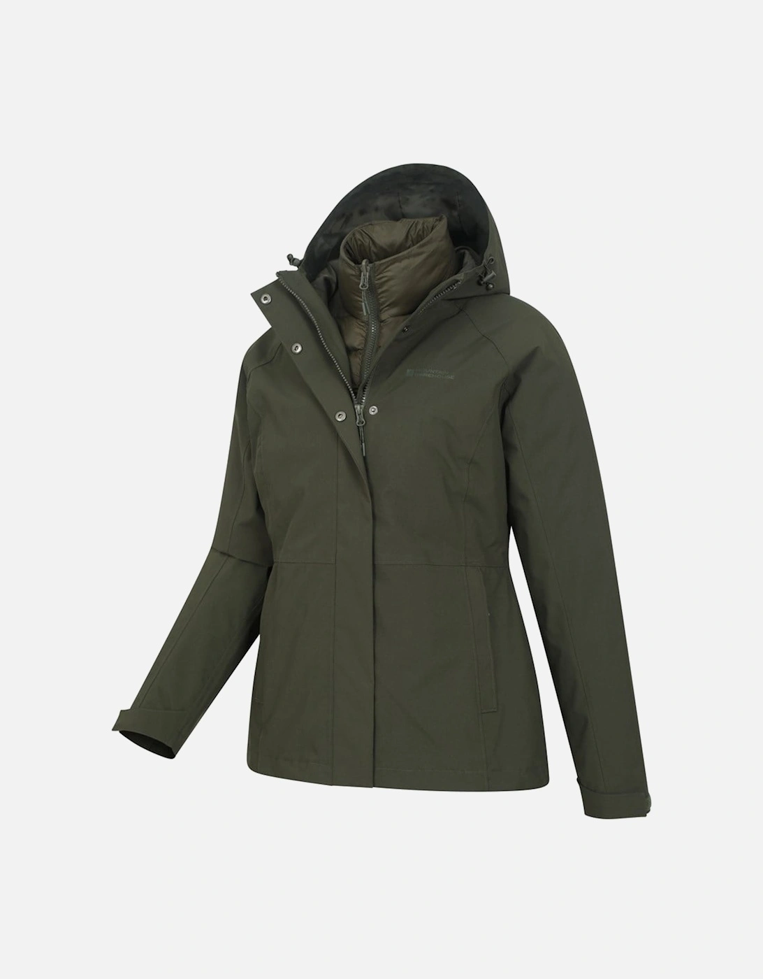 Womens/Ladies Alaskan 3 in 1 Padded Jacket