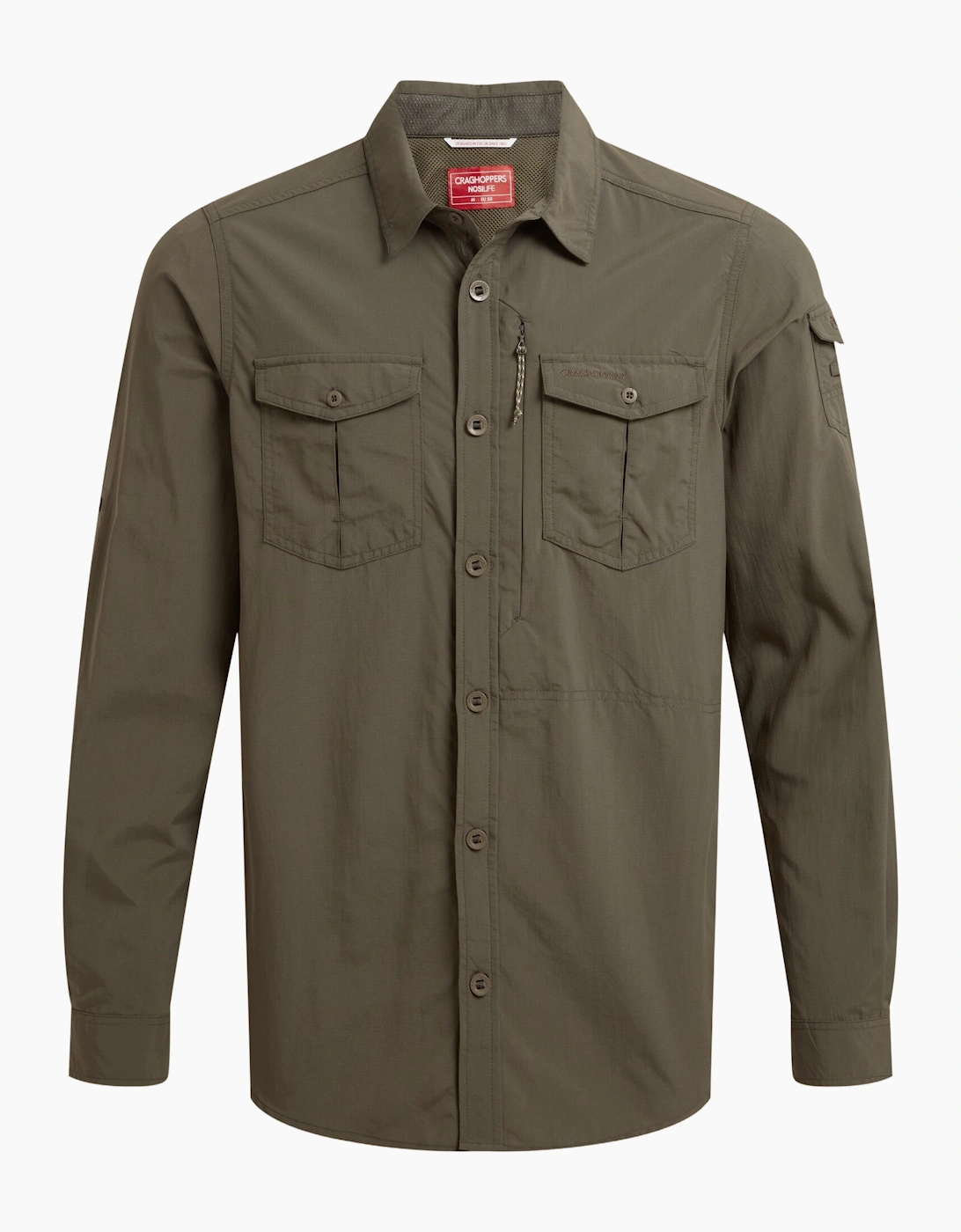 Craghoppers Men's Green Adventure Iii Nosilife Long-Sleeved Shirt  48/Regular 4XL