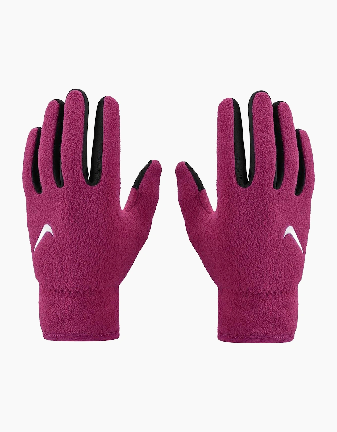 Nike Unisex Red Childrens/ One Fleece Therma-Fit Gloves - Size: M Kids