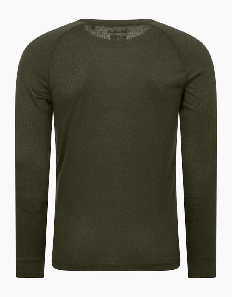Mens Talus Round Neck Long-Sleeved Thermal Top