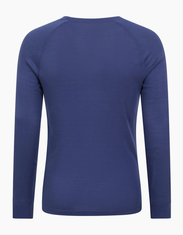 Mens Talus Round Neck Long-Sleeved Thermal Top