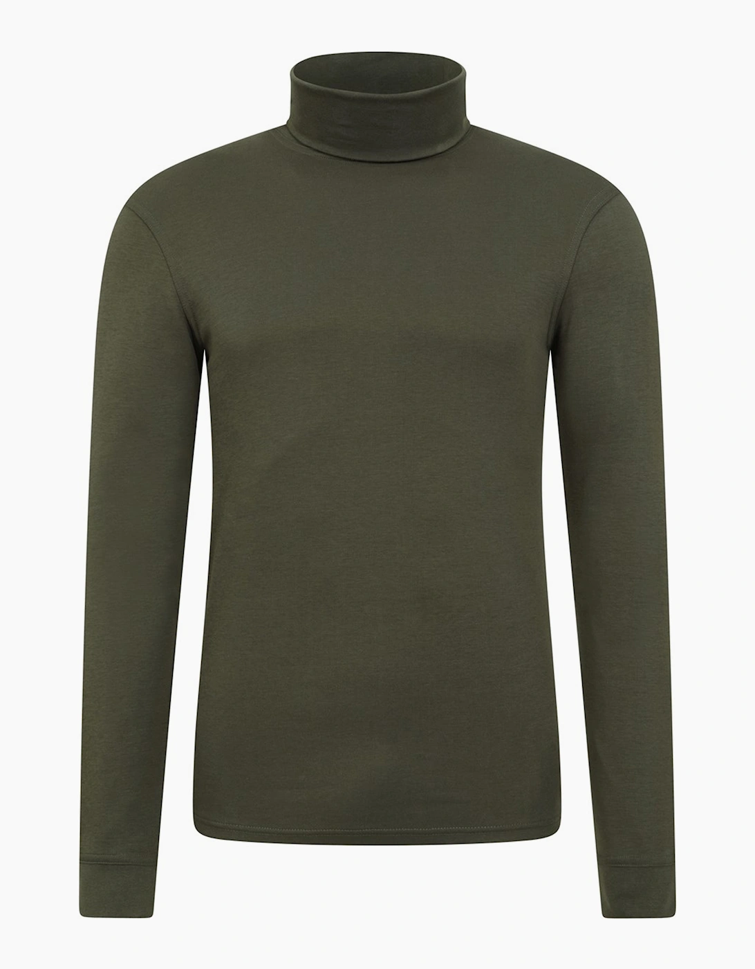 Mountain Warehouse Men's Green Meribel Cotton Thermal Top - Size: 34