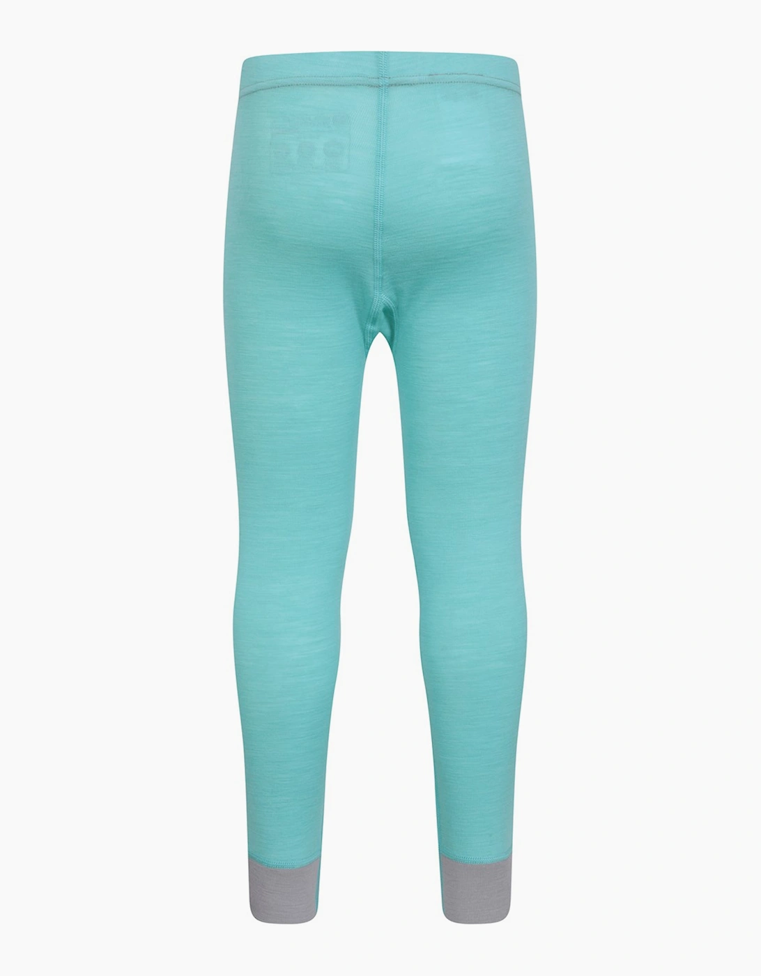Mountain Warehouse Childrens/Kids Ii Merino Wool Base Layer Bottoms - Mint - 3-4 Years - Mint - 70% Merino Wool/30% Polyester - Image 2