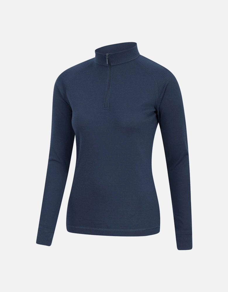 Womens/Ladies Talus Zip Neck Long-Sleeved Thermal Top