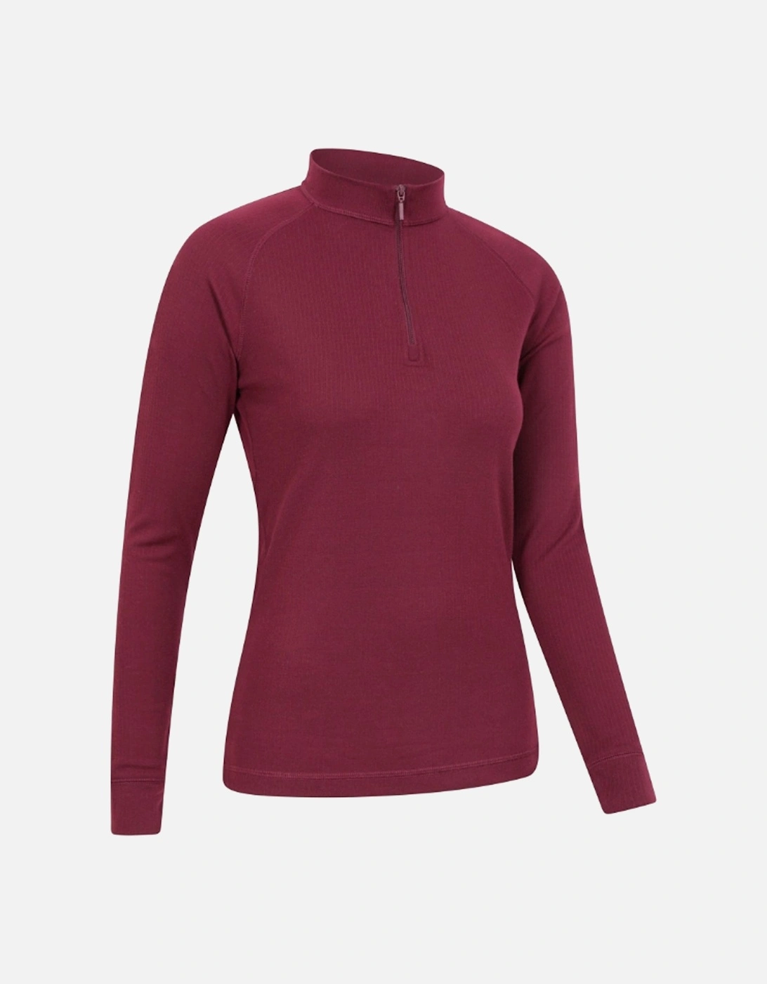 Womens/Ladies Talus Zip Neck Long-Sleeved Thermal Top