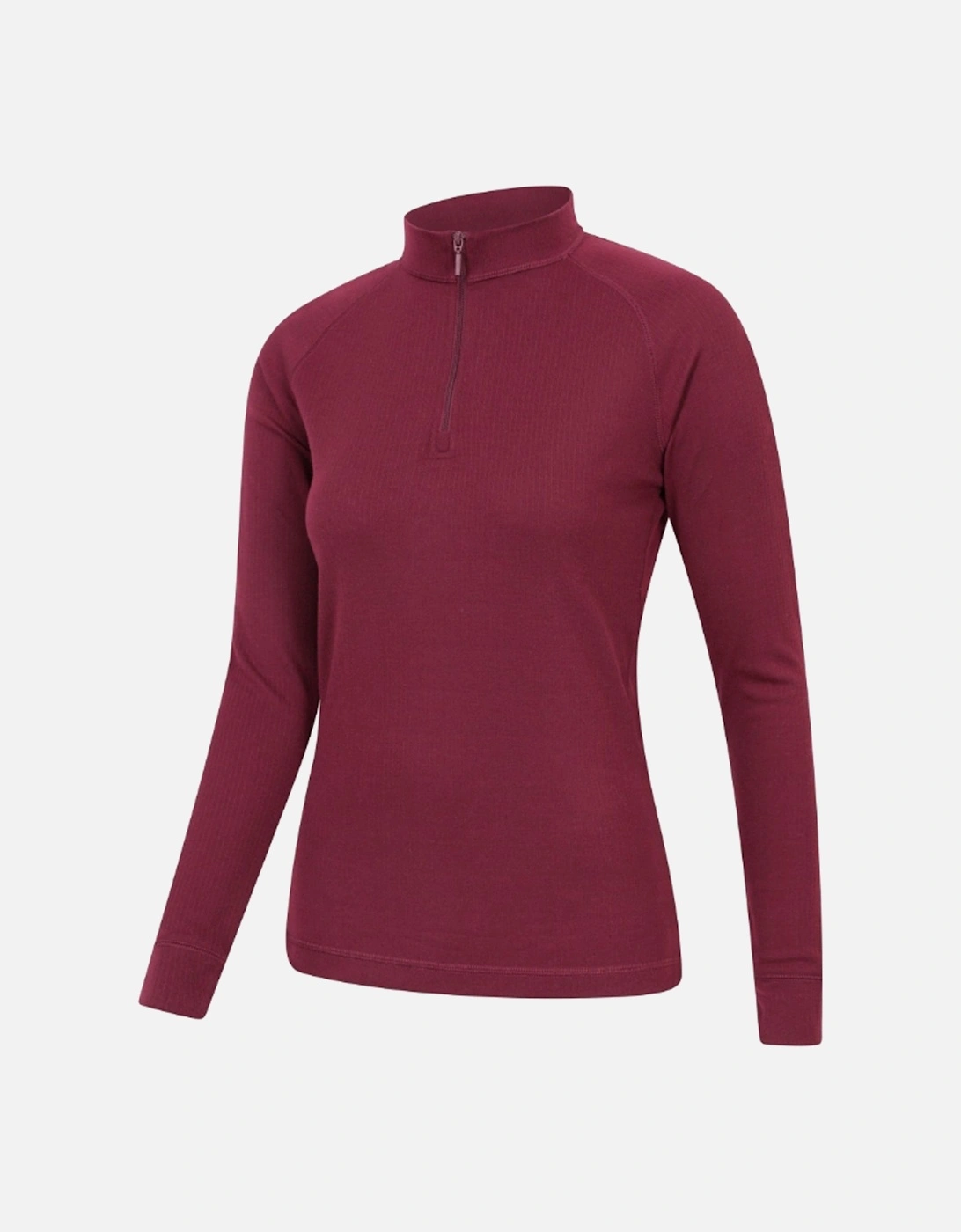 Womens/Ladies Talus Zip Neck Long-Sleeved Thermal Top
