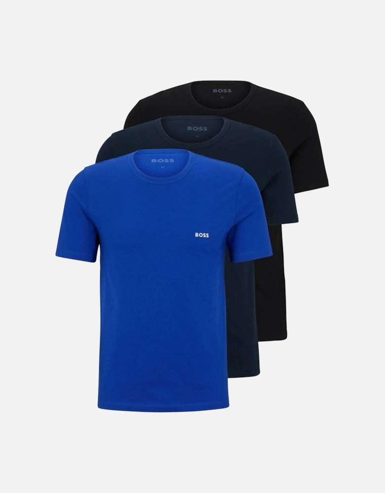 Boss T-shirt Rn 3 P Classic Black/Blue
