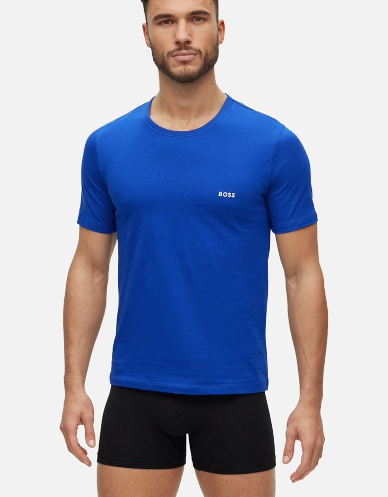 Boss T-shirt Rn 3 P Classic Black/Blue