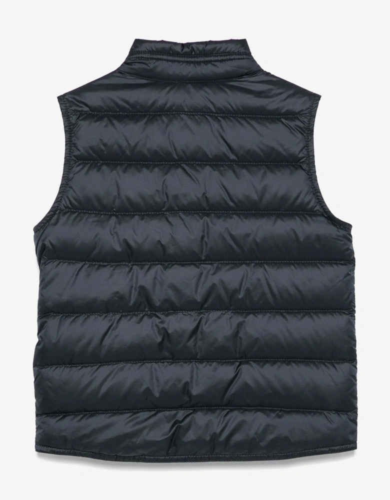 Enfant Boys Down Padded Gui Gilet in Navy