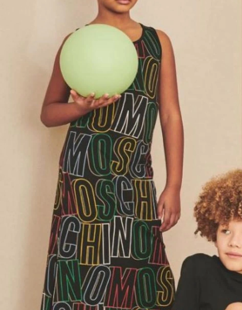 Girls Black Maxi Dress