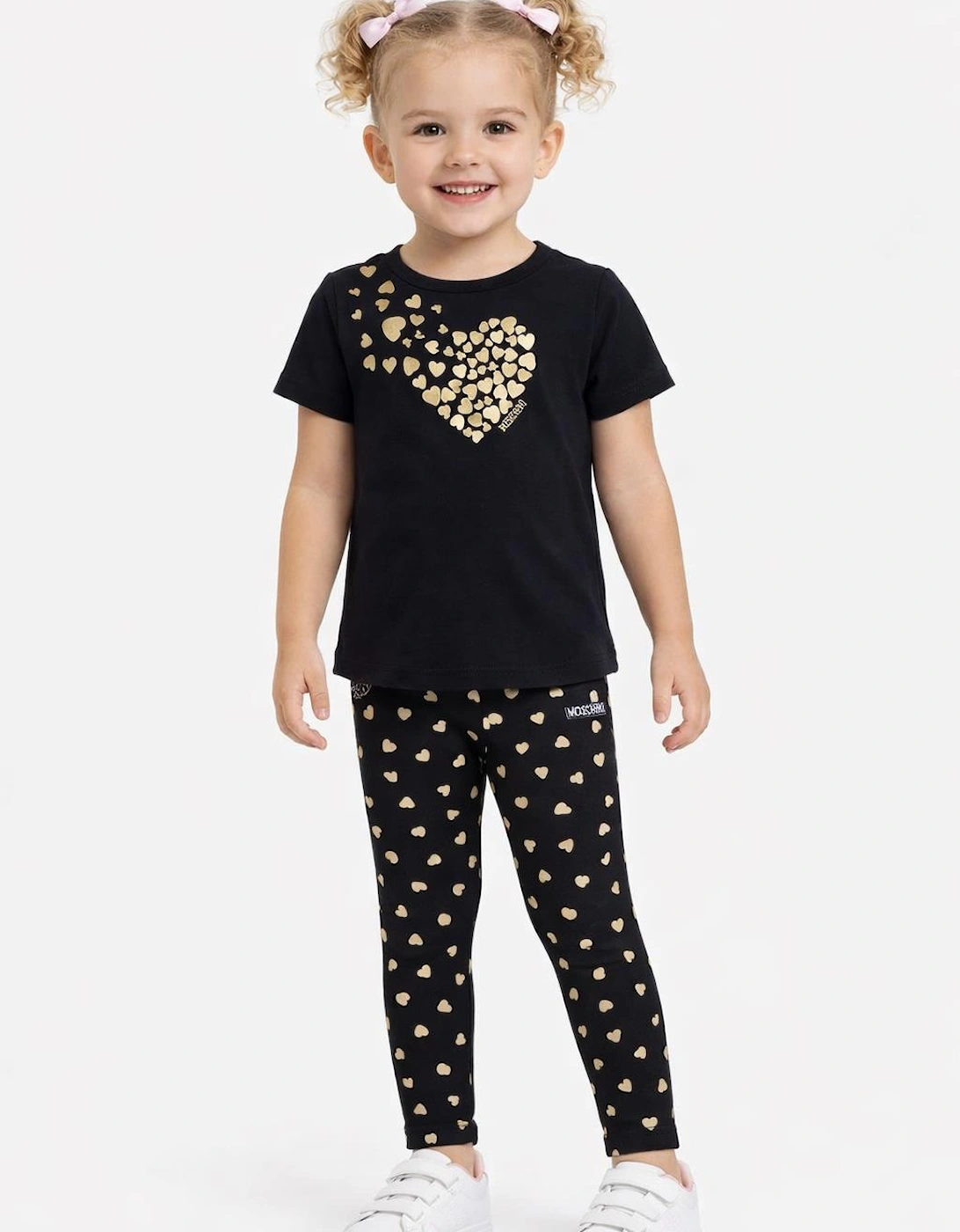 BLACK LEGGINGS SET HFM060-HDP066