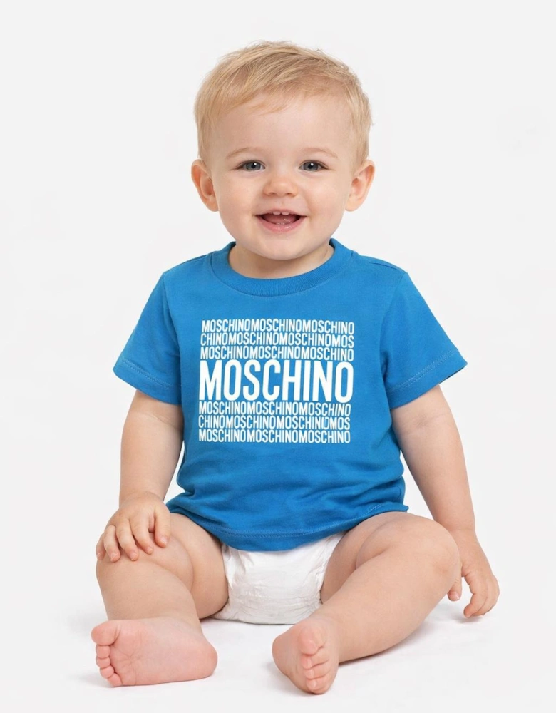 KIDS BABY/TODDLER BLUE T SHIRT M9M032