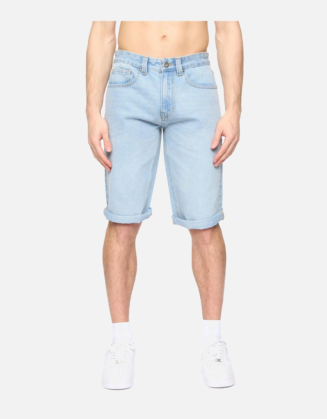 Mens Tillforth Denim Shorts, 5 of 4