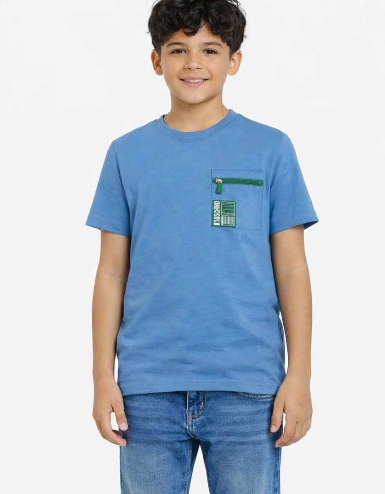 BLUE T SHIRT HUM04U