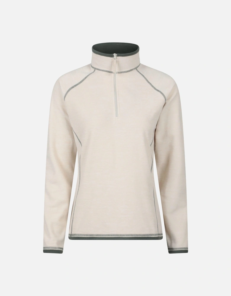 Womens/Ladies Montana Half Zip Fleece Top
