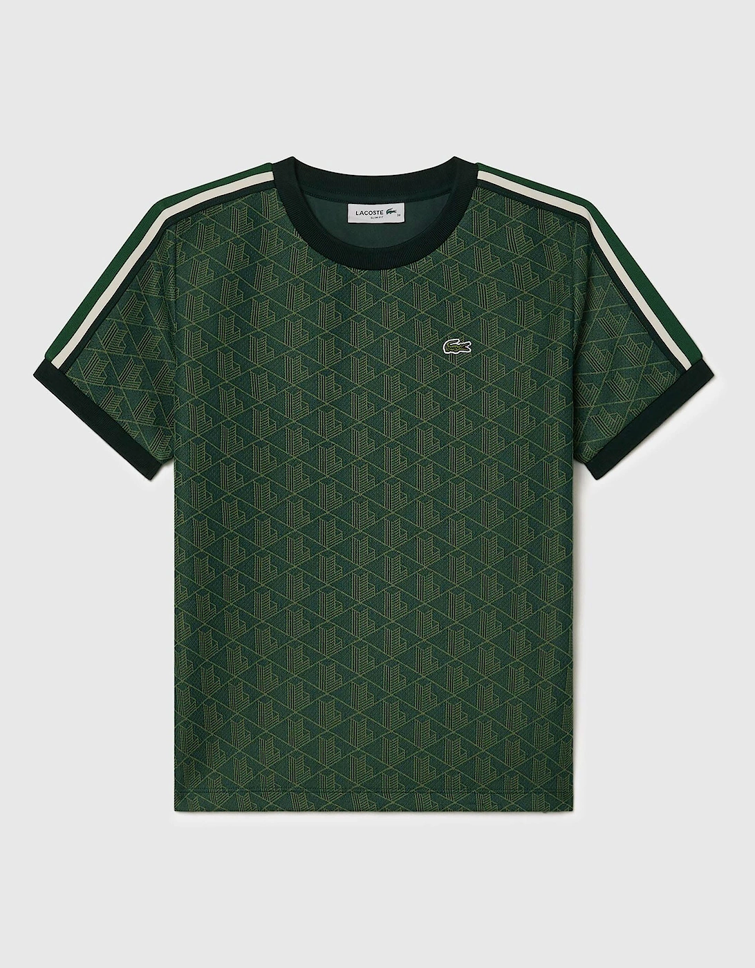 Slim-Fit Monogram Jacquard T-Shirt, 2 of 1