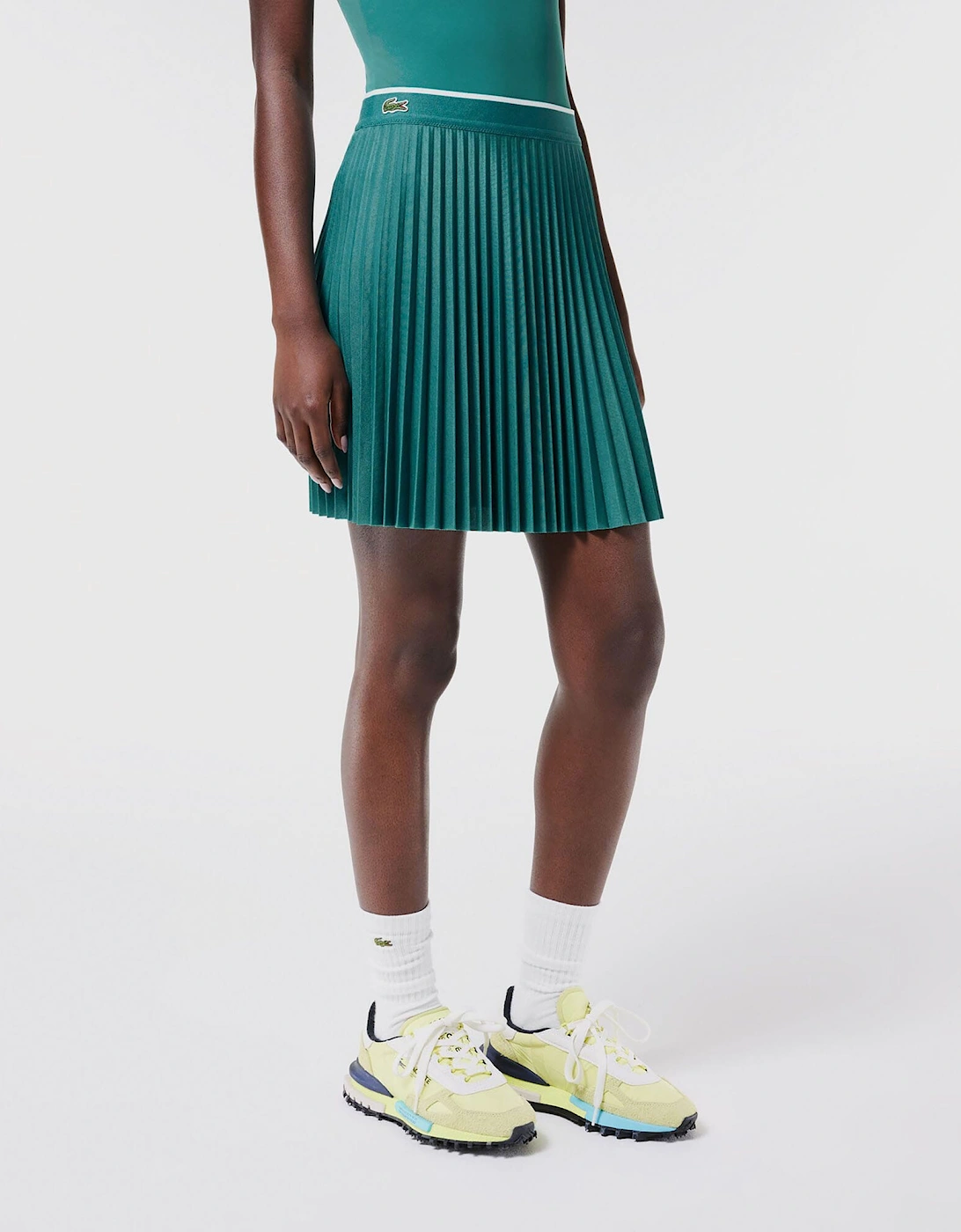 Elasticated Waist Pleated Skirt