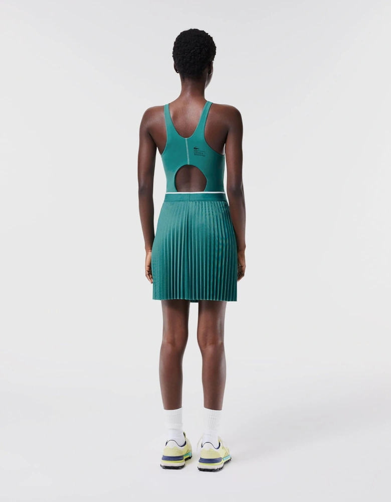 Elasticated Waist Pleated Skirt