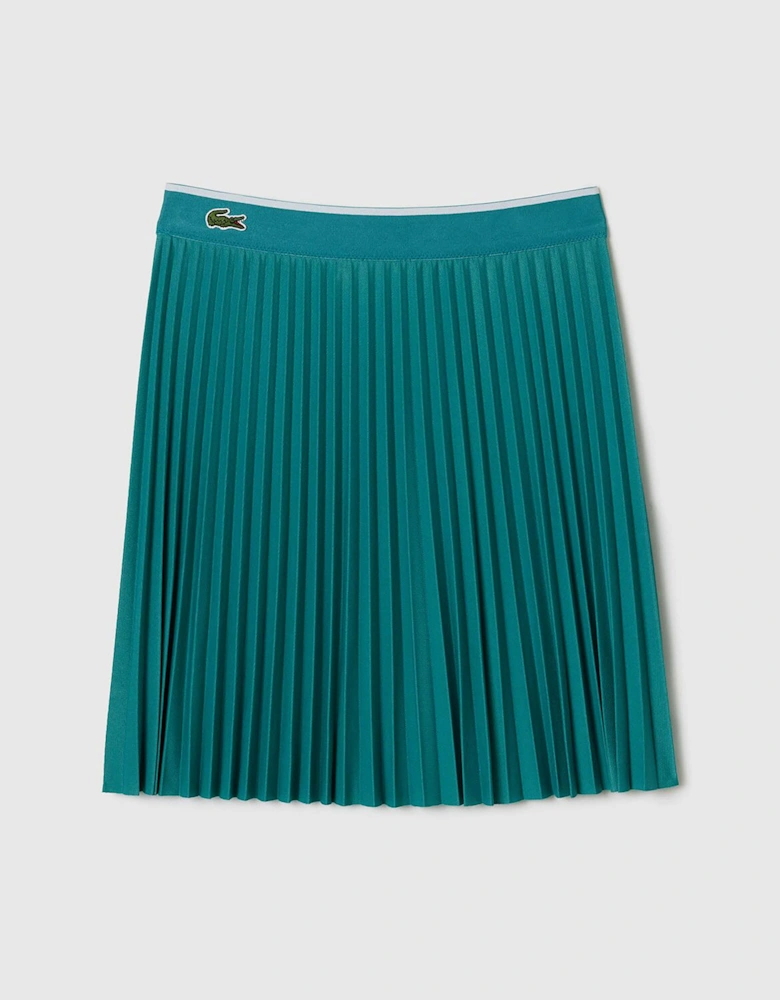 Elasticated Waist Pleated Skirt