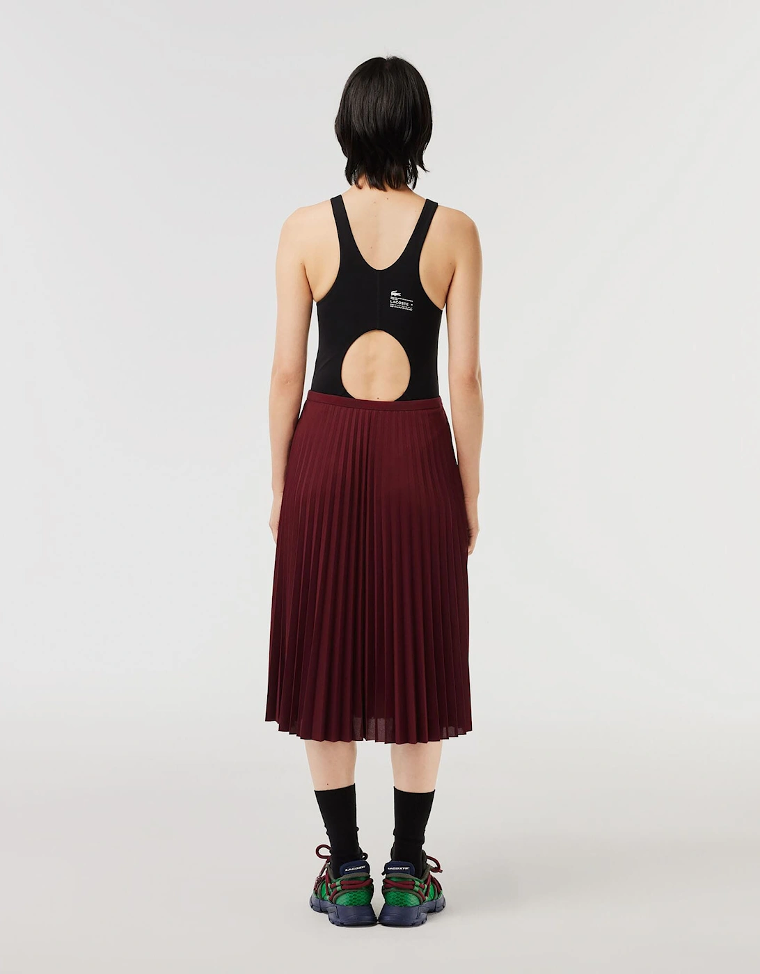 Elasticated Waist Flowing Pleated Skirt