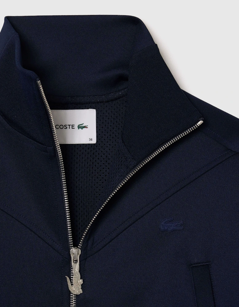 Cropped Full-Zip Sweatshirt