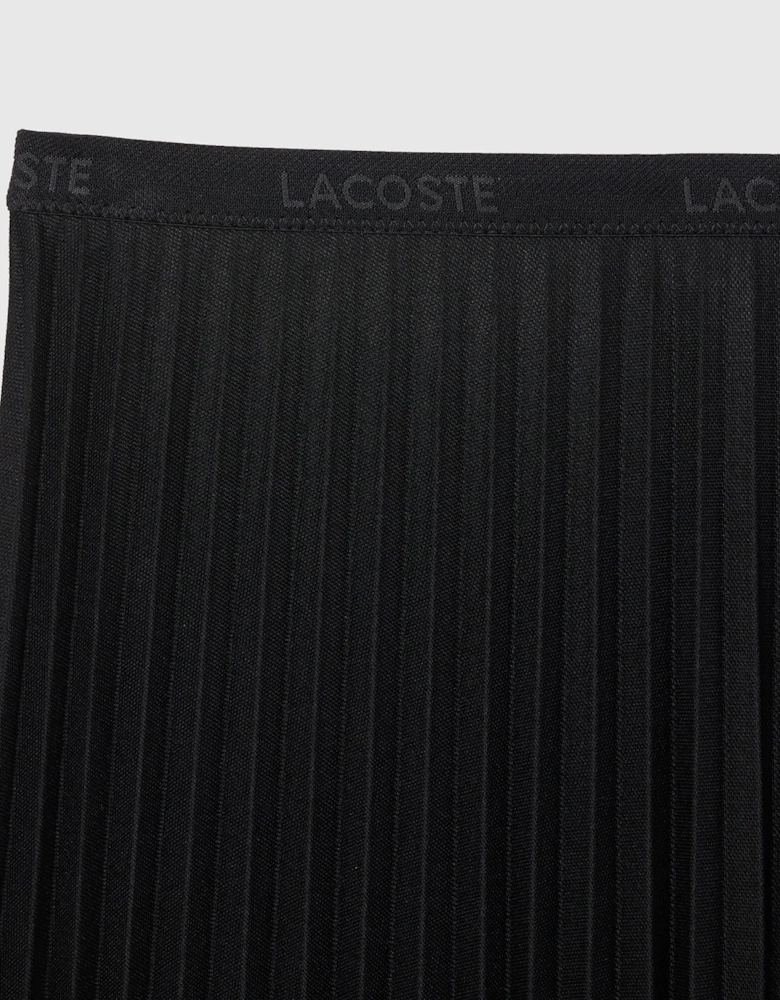 Elasticated Waist Flowing Pleated Skirt