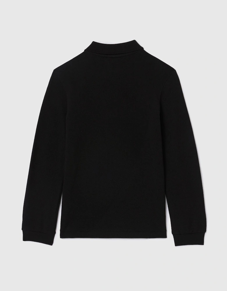 Juniors Classic Long Sleeve Polo Shirt