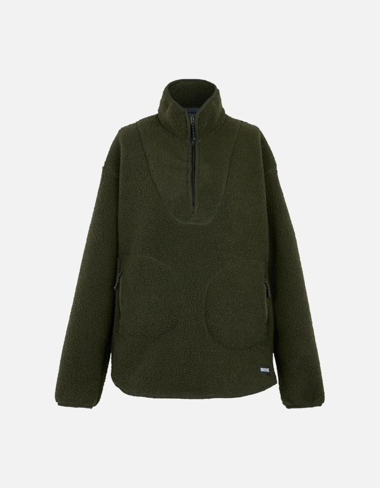 Womens/Ladies Frankie Borg Quarter Zip Fleece Top