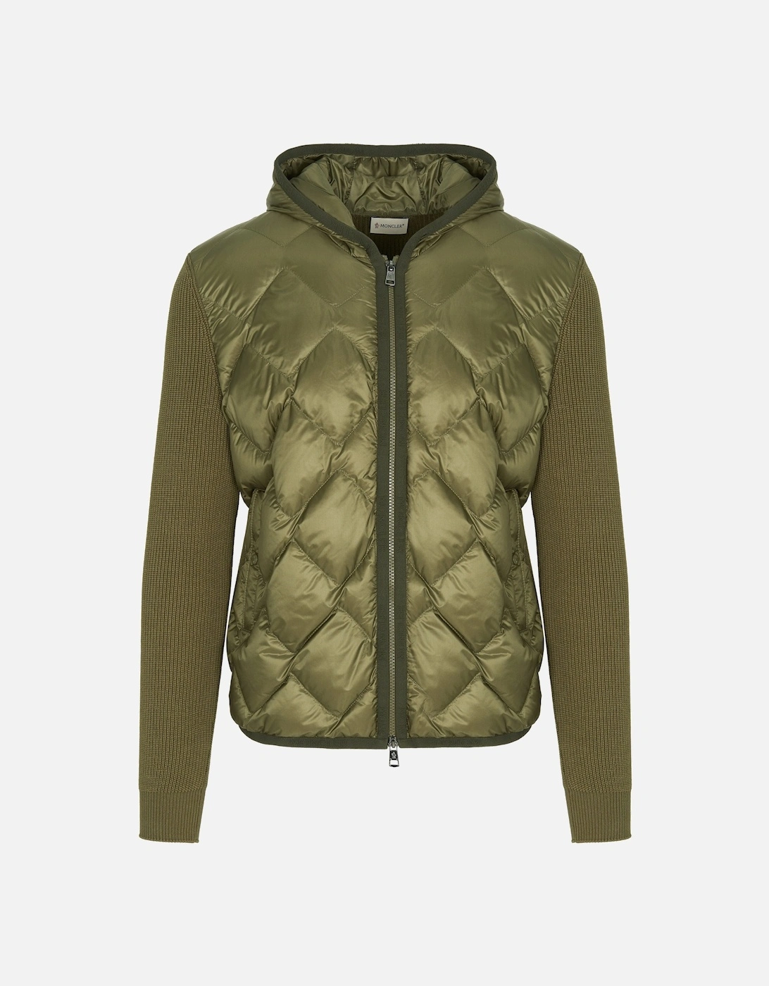 Hooded Hybrid Cardigan Green, 8 of 7