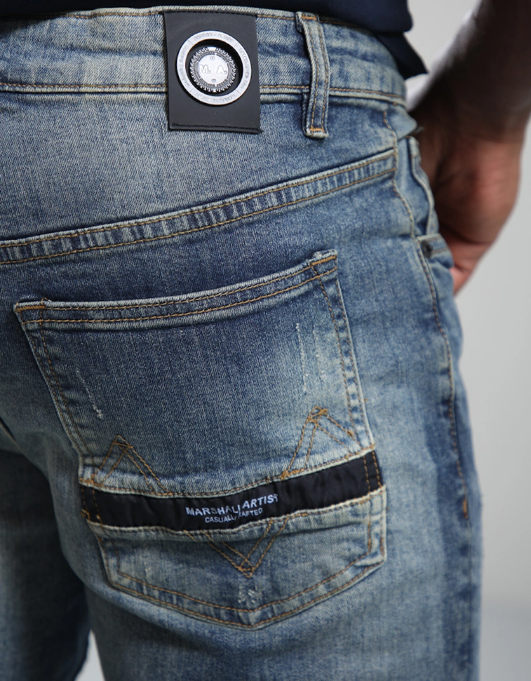 Marshall Fit Straight Leg Denim - Vintage Wash