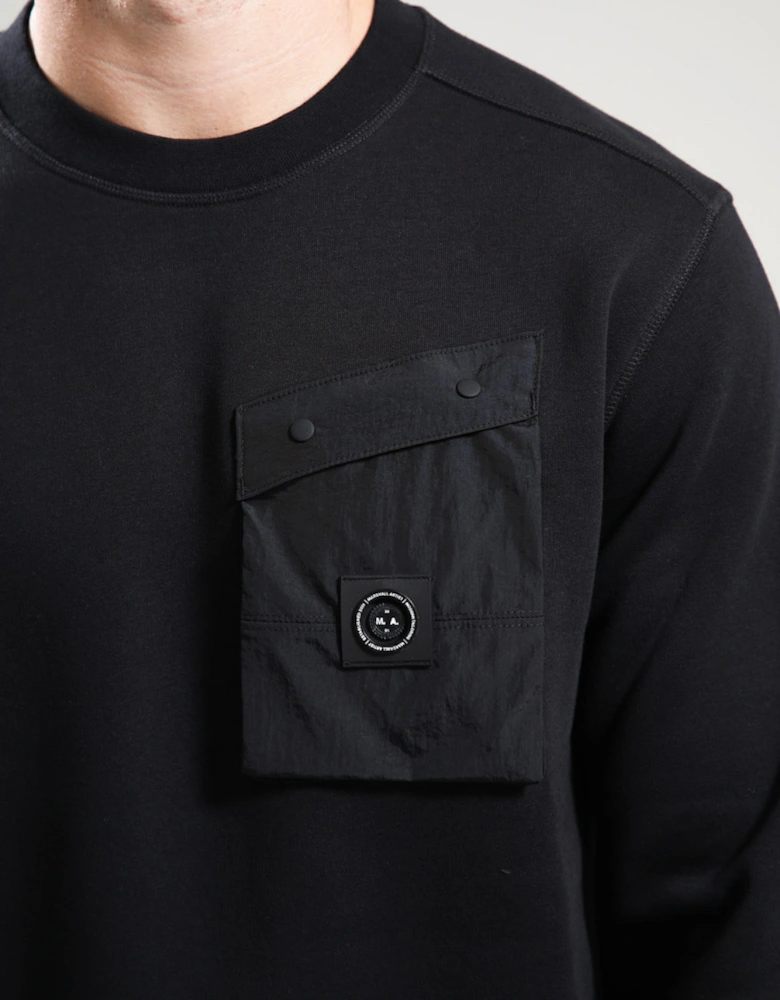 Proccera Crew Neck Sweatshirt - Black
