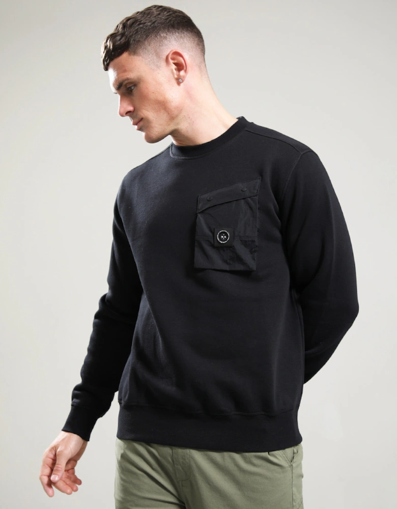 Proccera Crew Neck Sweatshirt - Black