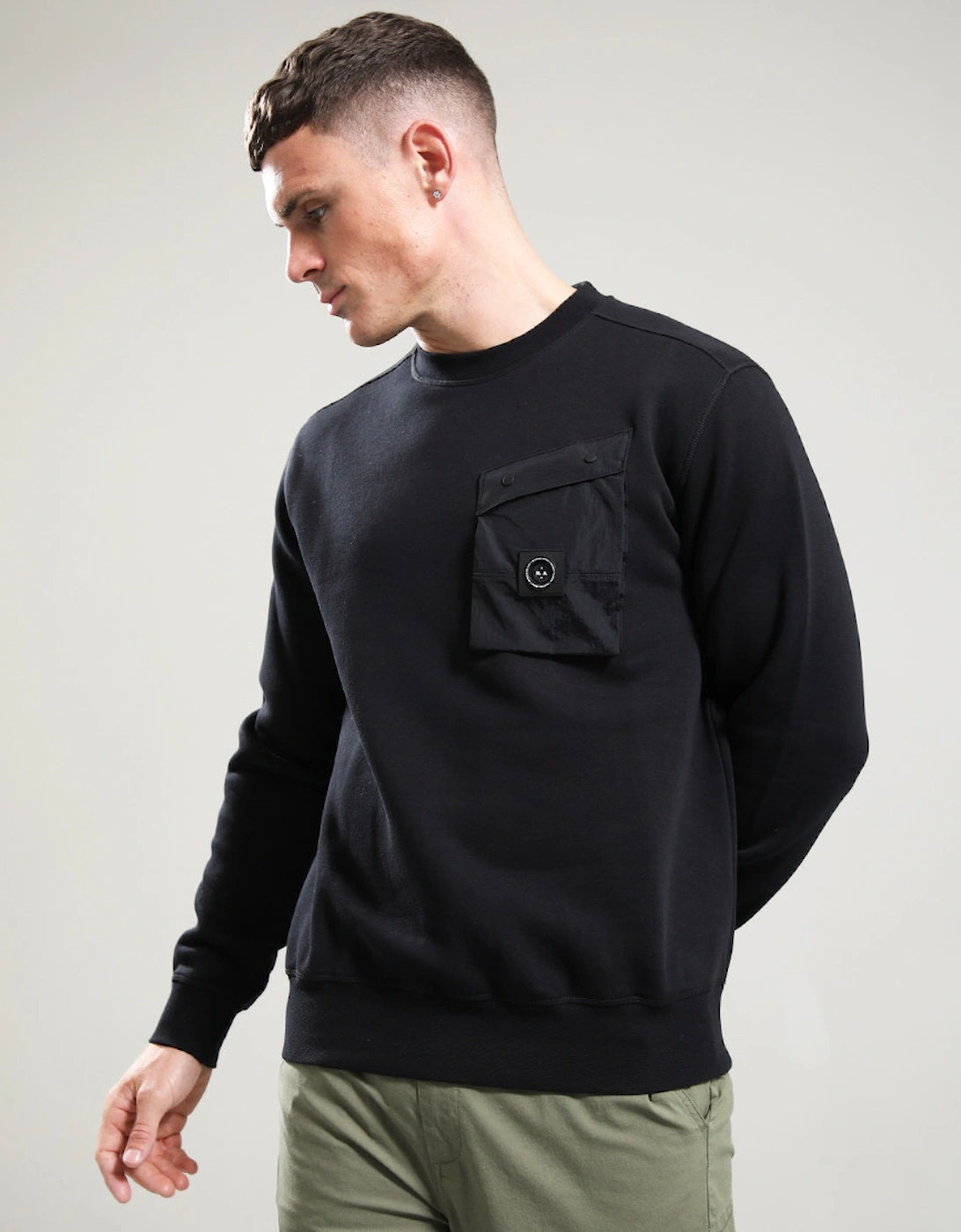 Proccera Crew Neck Sweatshirt - Black