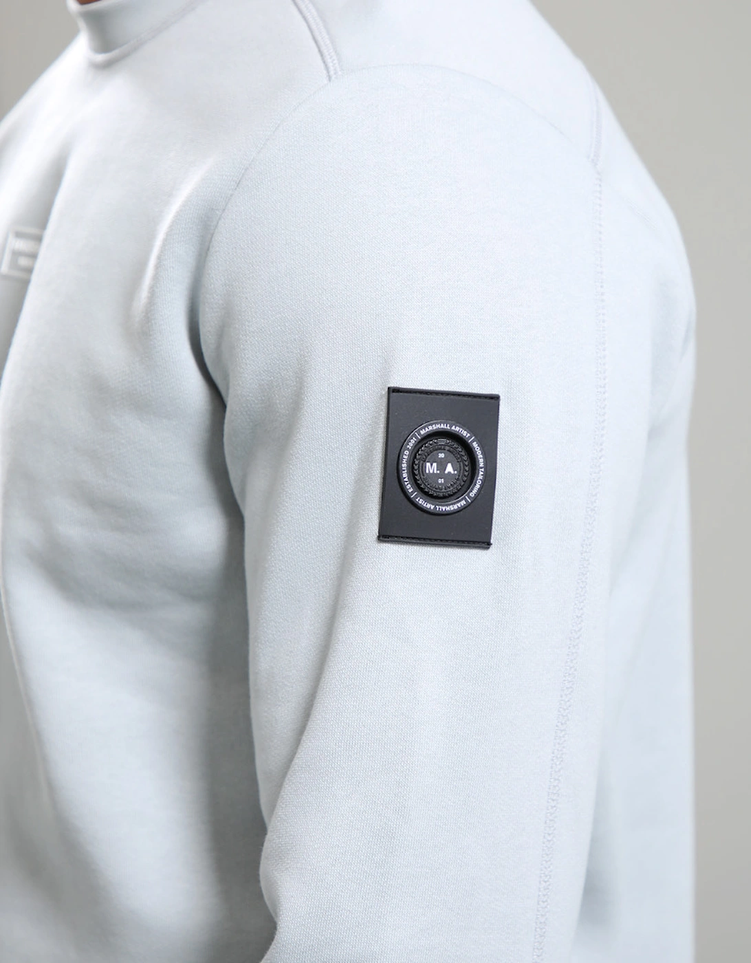Siren Box Crewneck Sweatshirt - Ghost Grey