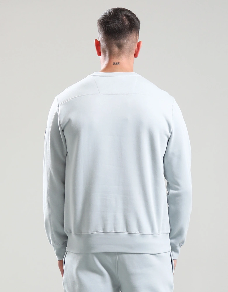 Siren Box Crewneck Sweatshirt - Ghost Grey