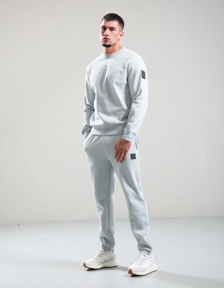 Siren Box Crewneck Sweatshirt - Ghost Grey