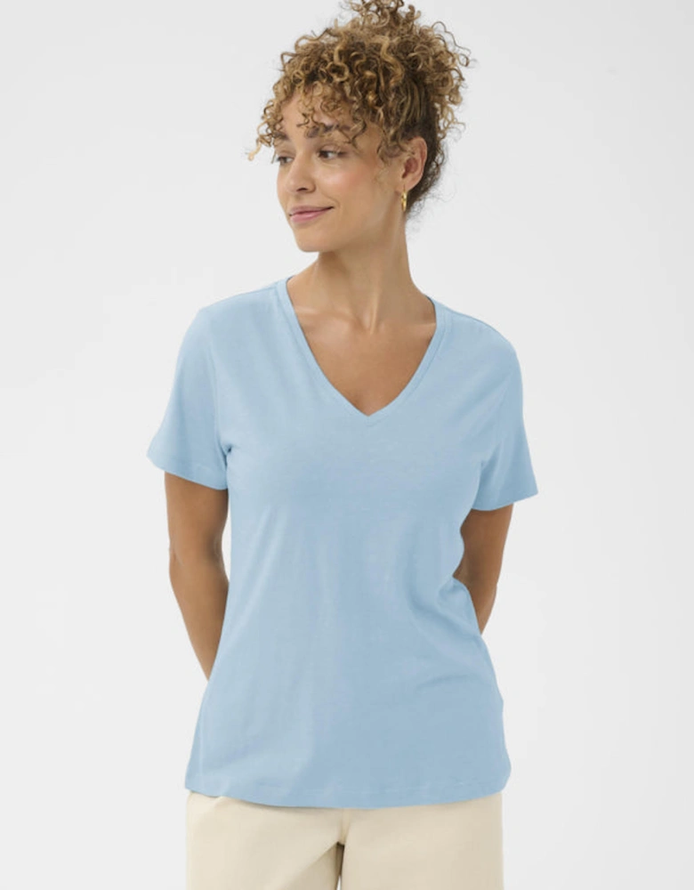 Naia T shirt in sky blue