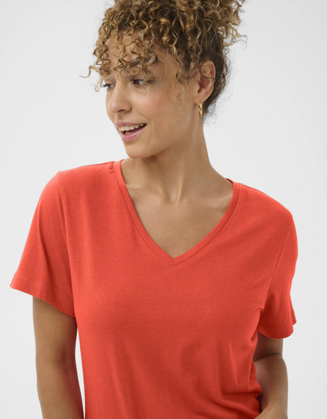 Naia T shirt in tigerlilly, 5 of 4