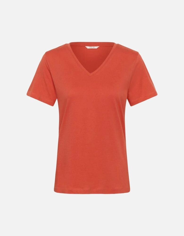 Naia T shirt in tigerlilly