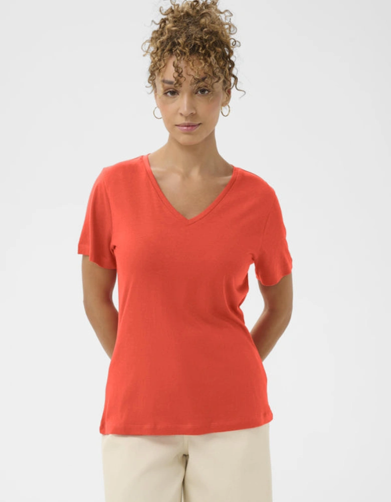 Naia T shirt in tigerlilly