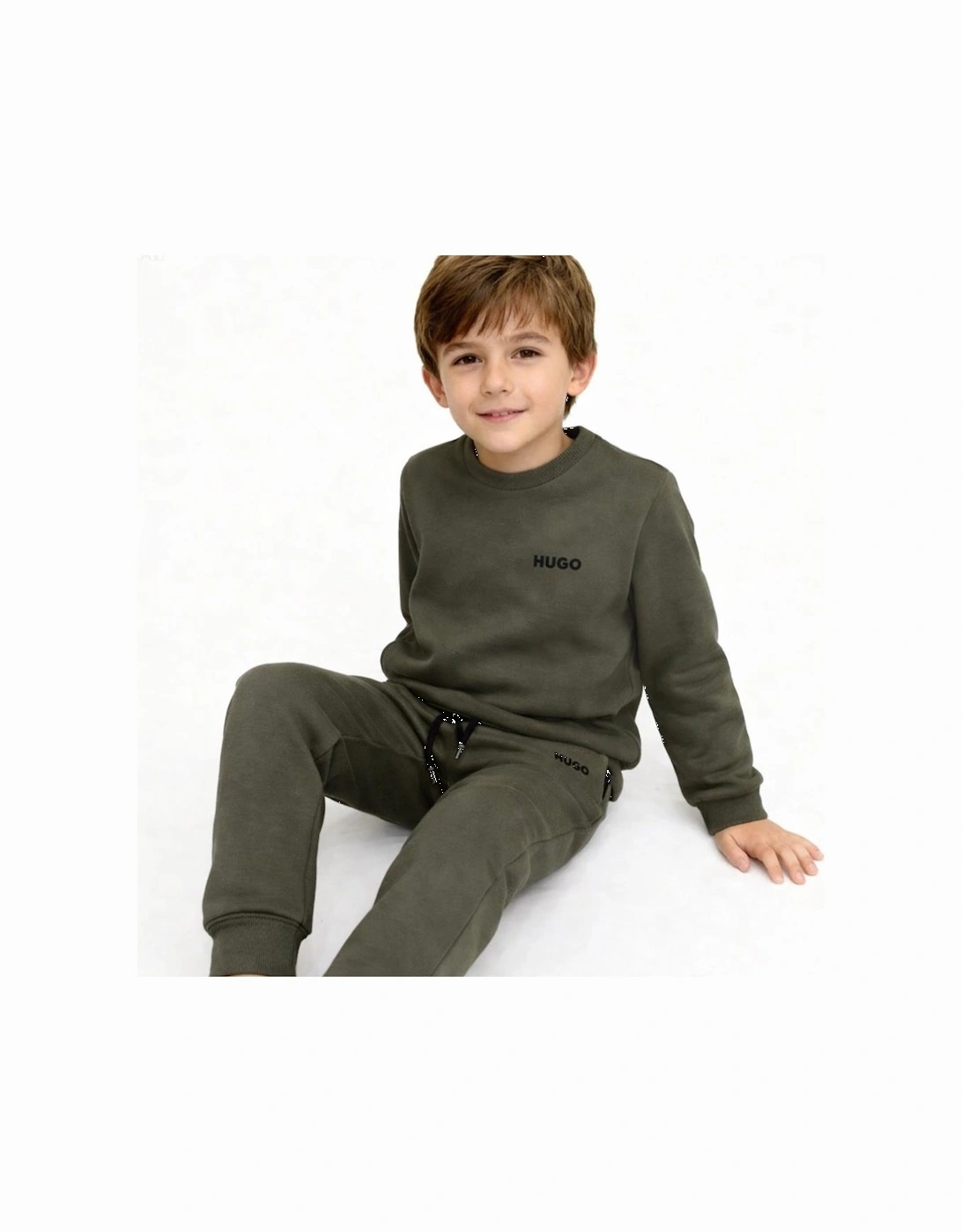 HUGO BOYS KHAKI TRACKSUIT G00465/G00447, 5 of 4