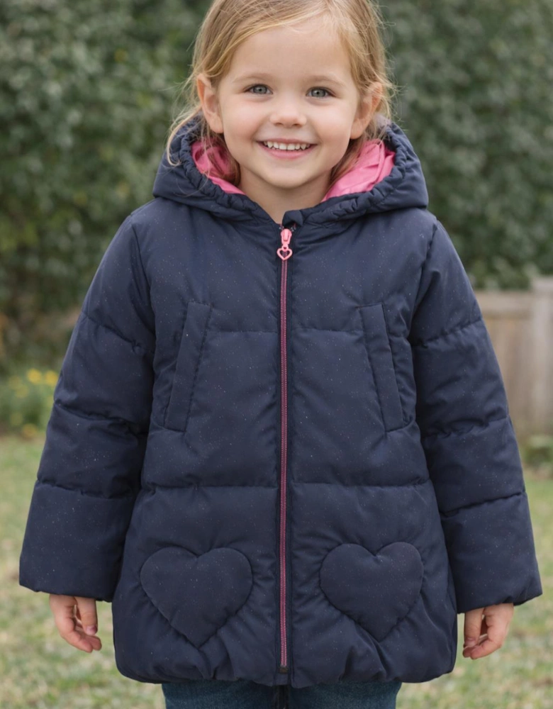 BILLIEBLUSH NAVY COAT U21597