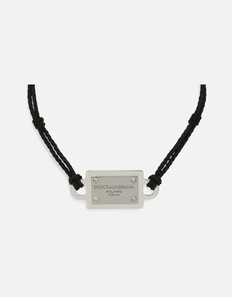 DG Plaque Bracelet Silver