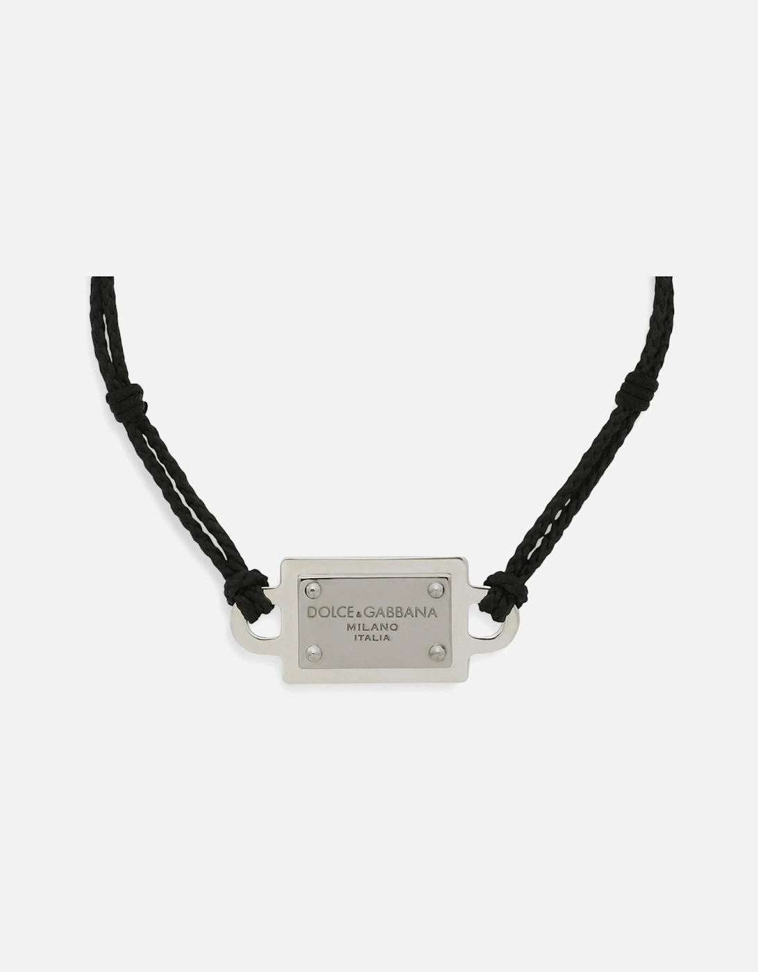 DG Plaque Bracelet Silver