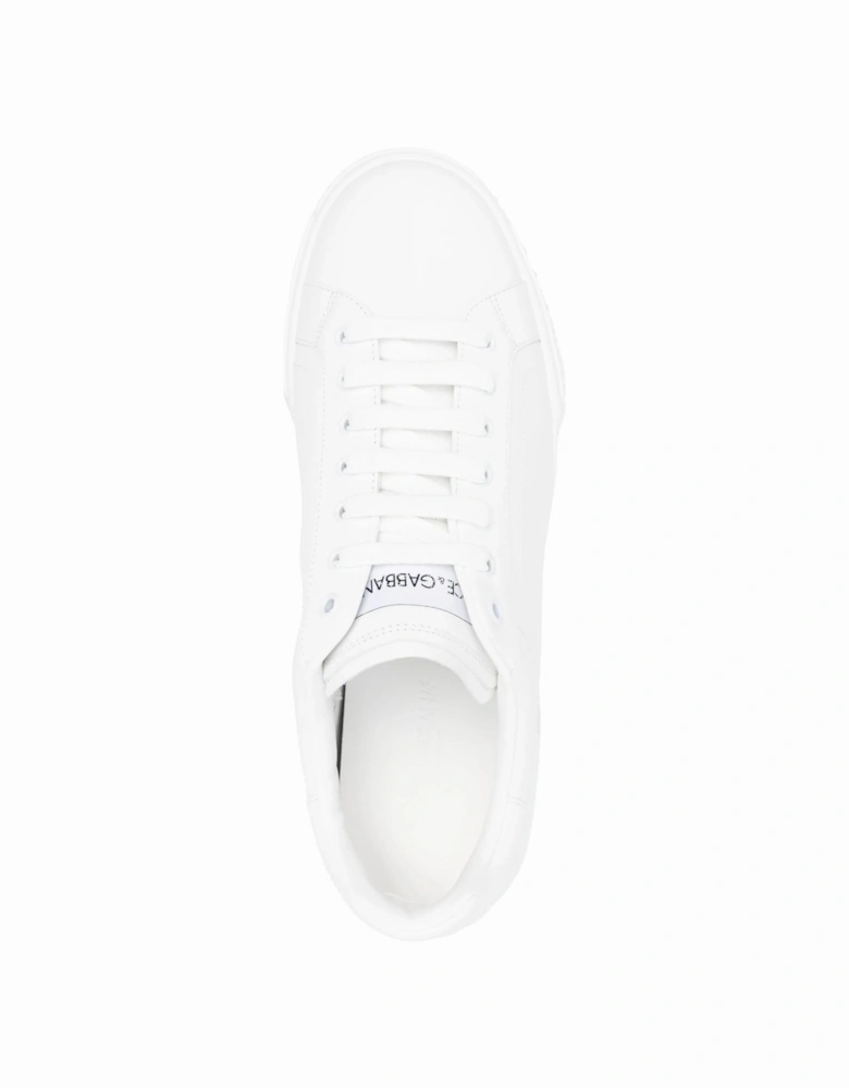 Leather Portofino Sneakers White
