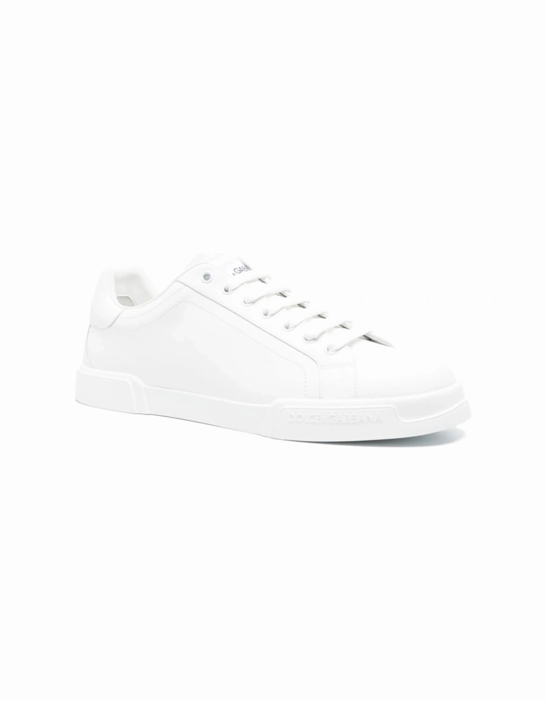 Leather Portofino Sneakers White