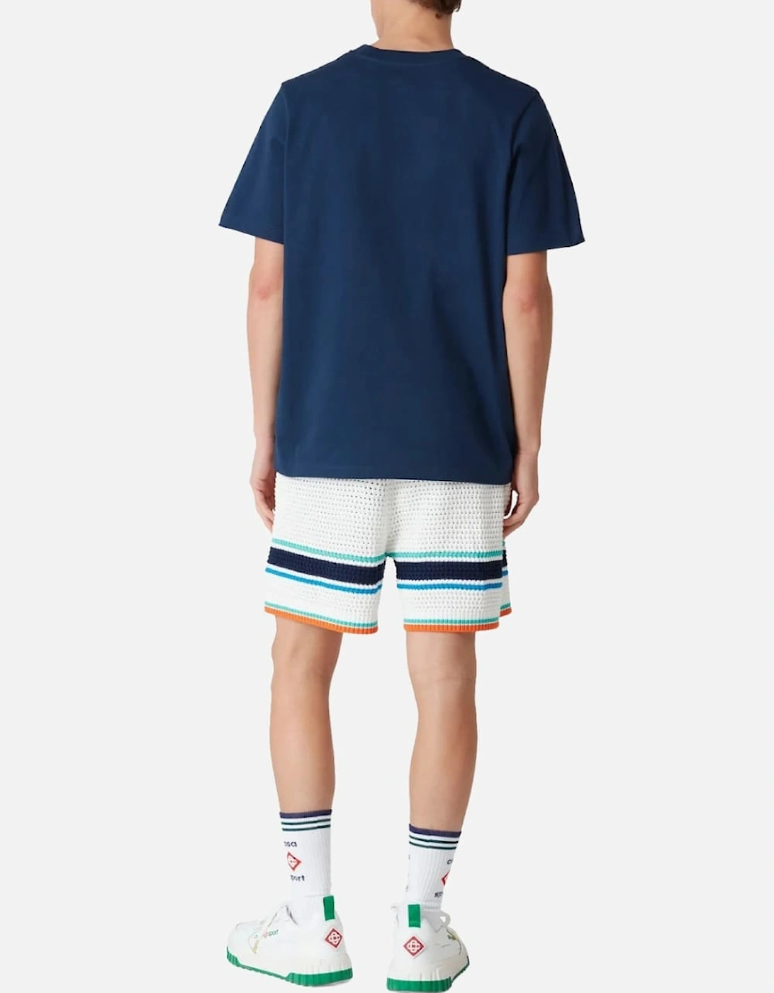 Wave Ex Beach Tennis Club Icon T-Shirt Navy