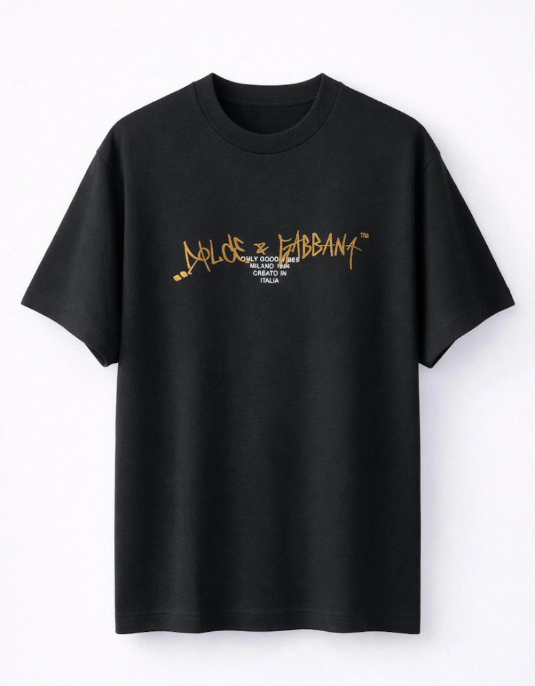 Men's Black Good Vibes Milano T-Shirt